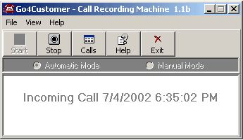 Go4Customer Call Recording Machine icon